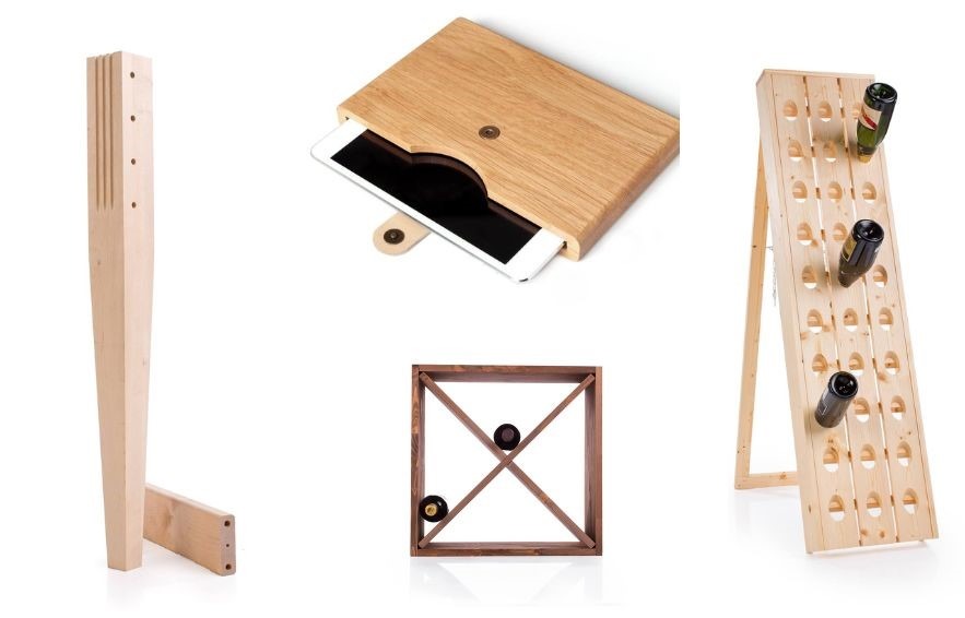 selection of wood products